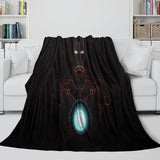 Load image into Gallery viewer, Iron Man Blanket Pattern Flannel Throw Kids Room Decoration