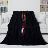 Load image into Gallery viewer, Iron Man Blanket Pattern Flannel Throw Kids Room Decoration