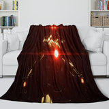 Load image into Gallery viewer, Iron Man Blanket Pattern Flannel Throw Kids Room Decoration