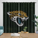 Charger l&#39;image dans la visionneuse de la galerie, Jacksonville Jaguars Curtains Blackout Window Drapes Room Decoration