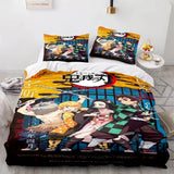 Charger l&#39;image dans la visionneuse de la galerie, Demon Slayer Bedding Set Duvet Cover Without Filler