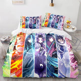 Charger l&#39;image dans la visionneuse de la galerie, Demon Slayer Bedding Set Duvet Cover Without Filler