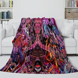 Charger l&#39;image dans la visionneuse de la galerie, Jujutsu Kaisen Blanket Flannel Fleece Throw Room Decoration