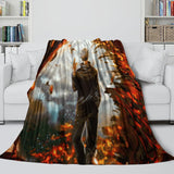 Load image into Gallery viewer, Jujutsu Kaisen Blanket Flannel Throw Kids Room Decoration