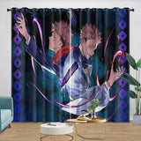 Charger l&#39;image dans la visionneuse de la galerie, Jujutsu Kaisen Curtains Blackout Window Drapes Room Decoration