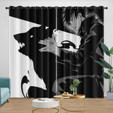 Charger l&#39;image dans la visionneuse de la galerie, Jujutsu Kaisen Curtains Blackout Window Drapes Room Decoration