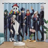 Charger l&#39;image dans la visionneuse de la galerie, Jujutsu Kaisen Curtains Blackout Window Drapes