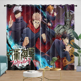 Charger l&#39;image dans la visionneuse de la galerie, Jujutsu Kaisen Curtains Blackout Window Drapes