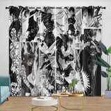 Charger l&#39;image dans la visionneuse de la galerie, Jujutsu Kaisen Curtains Blackout Window Drapes