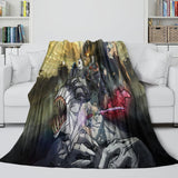 Load image into Gallery viewer, Jujutsu Kaisen Execution Blanket Flannel Throw Room Decoration