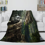 Charger l&#39;image dans la visionneuse de la galerie, Jurassic World Blanket Flannel Dinosaur Throw Room Decoration