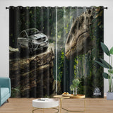 Charger l&#39;image dans la visionneuse de la galerie, Jurassic World Curtains Blackout Window Drapes Room Decoration
