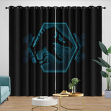 Load image into Gallery viewer, Jurassic World Curtains Dinosaur  Blackout Window Drapes Room Decoration