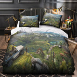 Load image into Gallery viewer, Jurassic World Duvet Cover Dinosaur Pattern Bedding Set Without Filler