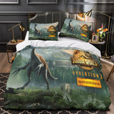 Load image into Gallery viewer, Jurassic World Duvet Cover Dinosaur Pattern Bedding Set Without Filler