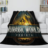 Charger l&#39;image dans la visionneuse de la galerie, Jurassic World Rebirth Blanket Flannel Throw Room Decoration