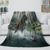 Charger l&#39;image dans la visionneuse de la galerie, Jurassic World Rebirth Blanket Flannel Throw Room Decoration