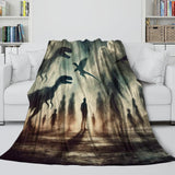 Charger l&#39;image dans la visionneuse de la galerie, Jurassic World Rebirth Blanket Flannel Throw Room Decoration