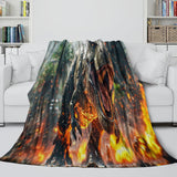 Charger l&#39;image dans la visionneuse de la galerie, Jurassic World Rebirth Blanket Flannel Throw Room Decoration