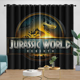 Load image into Gallery viewer, Jurassic World Rebirth Curtains Blackout Window Drapes Room Decoration