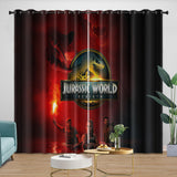 Charger l&#39;image dans la visionneuse de la galerie, Jurassic World Rebirth Curtains Dinosaur Blackout Window Drapes