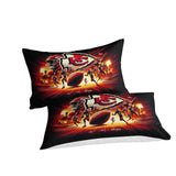 Charger l&#39;image dans la visionneuse de la galerie, Kansas City Chiefs Bedding Set Duvet Cover Without Filler