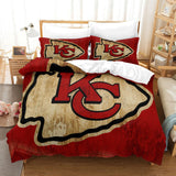 Charger l&#39;image dans la visionneuse de la galerie, Kansas City Chiefs Bedding Set Duvet Cover Without Filler