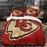 Charger l&#39;image dans la visionneuse de la galerie, Kansas City Chiefs Bedding Set Duvet Cover Without Filler