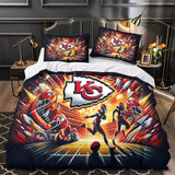 Charger l&#39;image dans la visionneuse de la galerie, Kansas City Chiefs Bedding Set Duvet Cover Without Filler