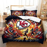 Charger l&#39;image dans la visionneuse de la galerie, Kansas City Chiefs Bedding Set Duvet Cover Without Filler