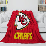 Load image into Gallery viewer, Kansas City Chiefs Blanket Flannel Fleece Throw Kids Room Decoration