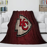 Charger l&#39;image dans la visionneuse de la galerie, Kansas City Chiefs Blanket Flannel Fleece Throw Room Decoration