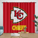 Charger l'image dans la visionneuse de la galerie, Kansas City Chiefs Curtains Blackout Window Drapes Kids Room Decoration