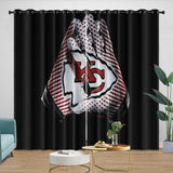 Charger l'image dans la visionneuse de la galerie, Kansas City Chiefs Curtains Blackout Window Drapes Kids Room Decoration