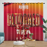 Load image into Gallery viewer, Kansas City Chiefs Curtains Blackout Window Drapes Room Decoration