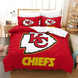 Charger l'image dans la visionneuse de la galerie, Kansas City Chiefs Duvet Cover Kids Room Bedding Set Without Filler