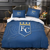 Charger l&#39;image dans la visionneuse de la galerie, Kansas City Royals Bedding Set Quilt Cover Without Filler