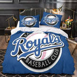 Charger l&#39;image dans la visionneuse de la galerie, Kansas City Royals Bedding Set Quilt Cover Without Filler