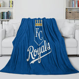 Charger l&#39;image dans la visionneuse de la galerie, Kansas City Royals Blanket Flannel Throw Room Decoration