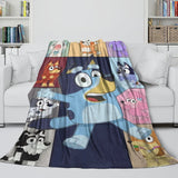 Charger l&#39;image dans la visionneuse de la galerie, Kids Room Decoration Bluey Blanket Printed Flannel Throw
