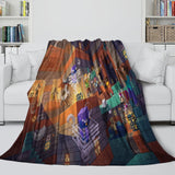 Charger l&#39;image dans la visionneuse de la galerie, Kids Room Game Minecraft Blanket Flannel Pattern Throw