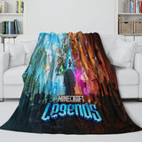 Charger l&#39;image dans la visionneuse de la galerie, Kids Room Game Minecraft Blanket Flannel Pattern Throw