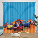 Load image into Gallery viewer, Kids Room Hot Wheels Curtains Blackout Window Drapes