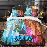 Charger l&#39;image dans la visionneuse de la galerie, Kids bed Minecraft Bedding Set Pattern Quilt Duvet Cover Without Filler