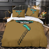 Charger l&#39;image dans la visionneuse de la galerie, Kids bed Minecraft Bedding Set Quilt Duvet Cover Without Filler