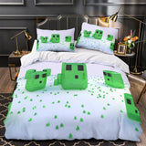Charger l&#39;image dans la visionneuse de la galerie, Kids bed Minecraft Bedding Set Quilt Duvet Cover Without Filler
