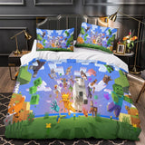 Load image into Gallery viewer, Kids room Minecraft Duvet Cover Pattern Bedding Set Without Filler