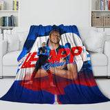 Load image into Gallery viewer, Kylian Mbappé Blanket Flannel Throw Room Decoration