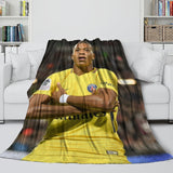 Load image into Gallery viewer, Kylian Mbappé Blanket Flannel Throw Room Decoration