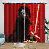 Charger l&#39;image dans la visionneuse de la galerie, Kylo Ren Curtains Pattern Blackout Window Drapes